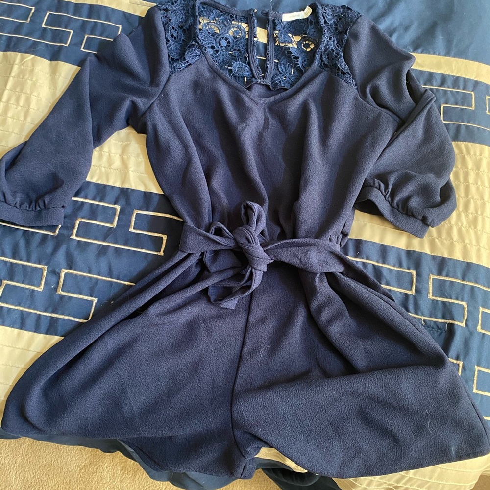 Maurice Navy romper